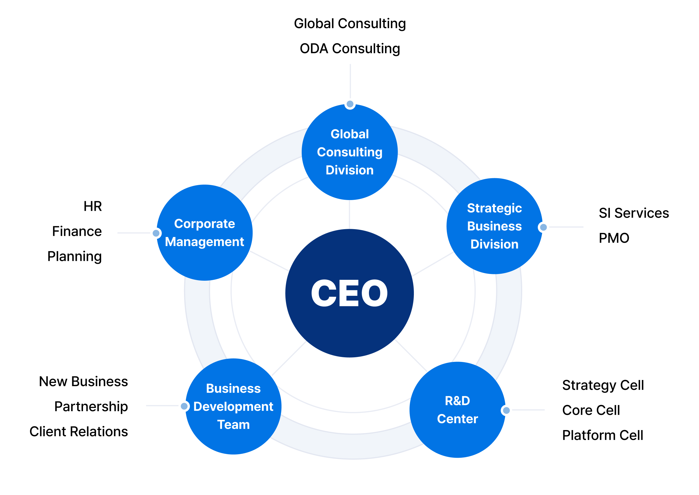 NexIN Technology organization chart